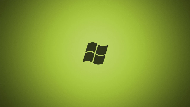 Green background black white logo free wallpaper - medium preview image