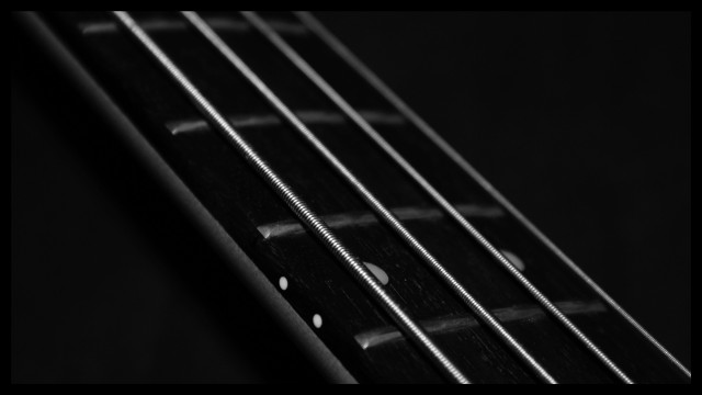Guitar neck strings black background #2 free wallpaper - medium preview image