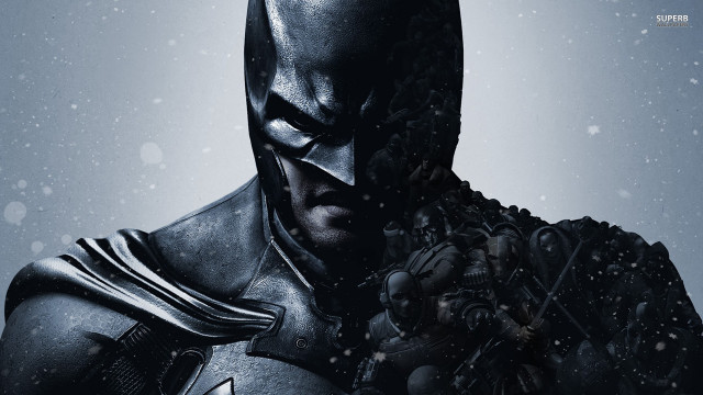 Batman black suit bat chest free wallpaper - medium preview image