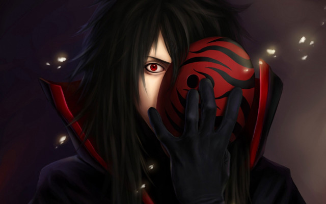 Longhair redeyes redobject blackglove anime free wallpaper - medium preview image