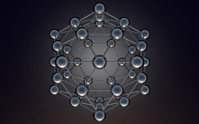 Sphere multisphere raytracing generative art free wallpaper - medium preview image