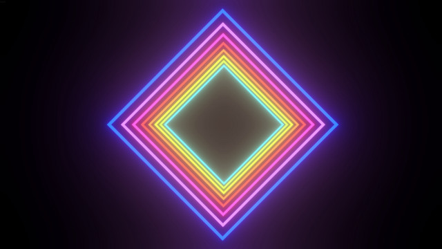 Neon diamond black background beeple free wallpaper - medium preview image
