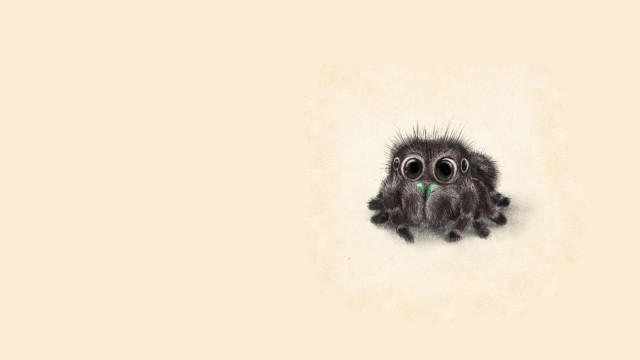 Spider two eyes green nose free wallpaper - medium preview image