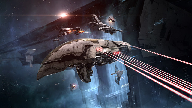Sci fi fighter ship space #5 free wallpaper - medium preview image