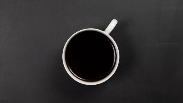 Coffee spoon black table minimalism #2 free wallpaper - medium preview image