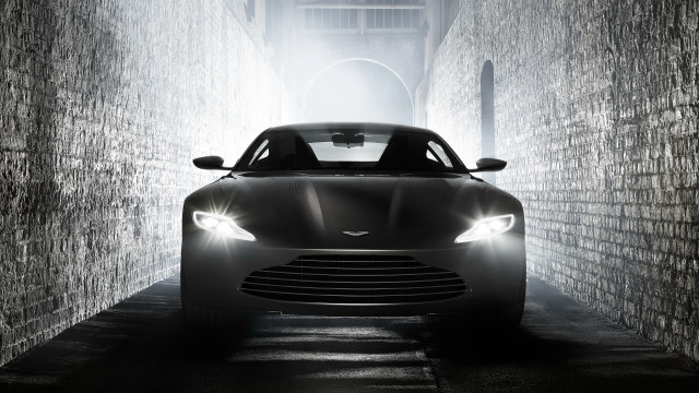 Car tunnel light headlights photorealism free wallpaper - medium preview image