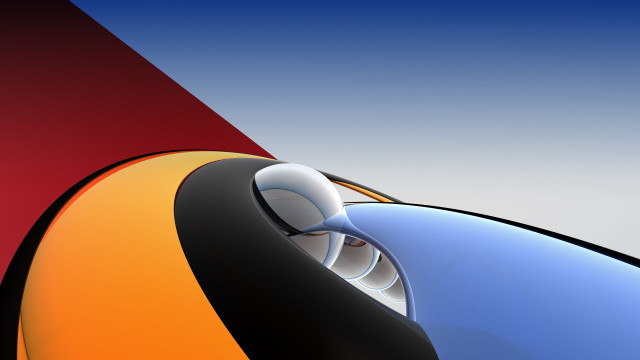 Colorful abstract bird black red free wallpaper - medium preview image