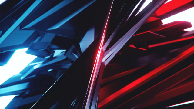 Red blue abstract 3d android free wallpaper - medium preview image