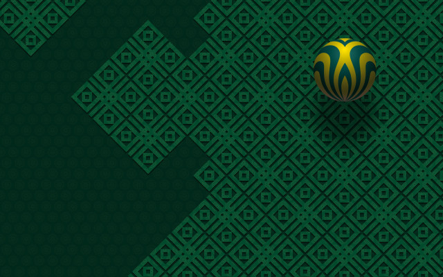 Green yellow ball pattern abstract free wallpaper - medium preview image
