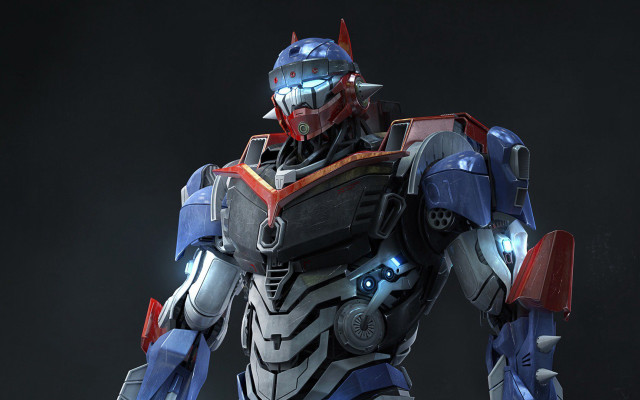 Robot suit helmet sword striped free wallpaper - medium preview image