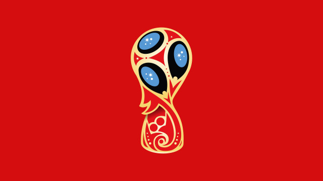 Soccer ball blue gold red free wallpaper - medium preview image