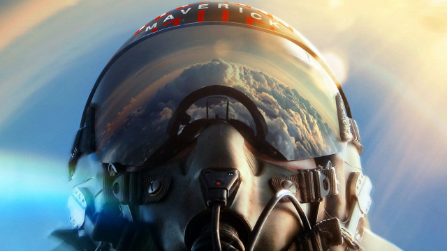 Helmet sky clouds sun cinematic free wallpaper - medium preview image