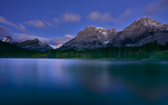 Mountain lake forest sky nature #10 free wallpaper - medium preview image
