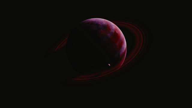 Red planet moon raytraced eve free wallpaper - medium preview image