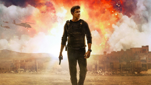 Fire sky man gun helicopter free wallpaper - medium preview image