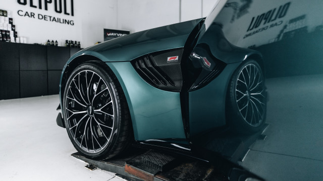 Car mechanic garage surfboard futurism free wallpaper - medium preview image