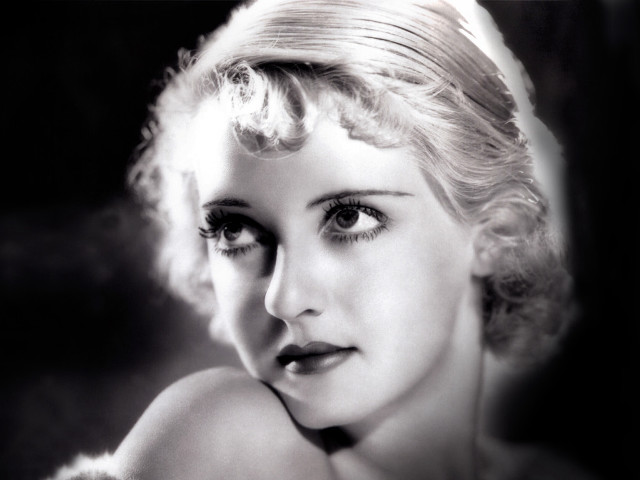 Black white blonde fur portrait free wallpaper - medium preview image