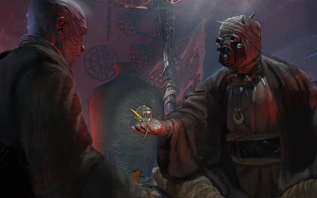 Afrofuturism gasmask men cigarettes concept free wallpaper - medium preview image