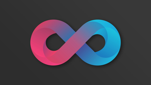 Blue pink vector 3d constructivism free wallpaper - medium preview image