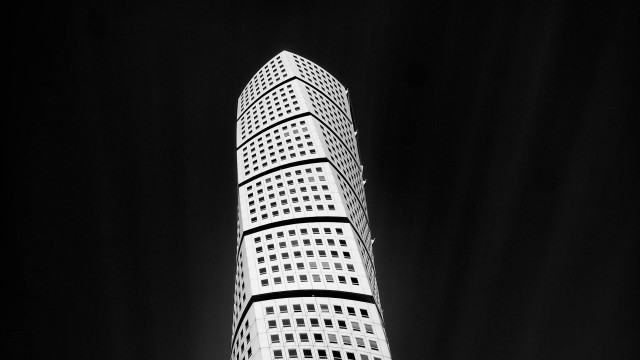 Tall building clock city night free wallpaper - medium preview image