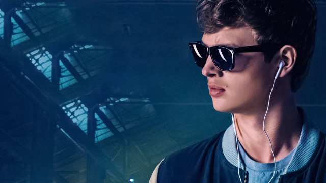Man sunglasses headphones building blue free wallpaper - medium preview image