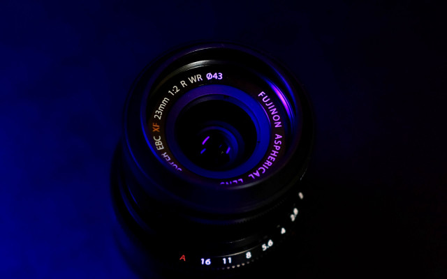 Camera lens blue light macro #2 free wallpaper - medium preview image