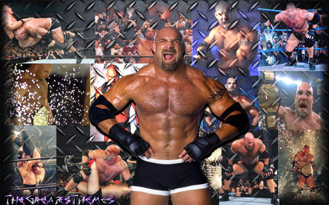 Wrestler posing blonde gloves openmouth free wallpaper - medium preview image