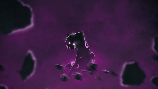 Cartoon character purple light rocks free wallpaper - medium preview image