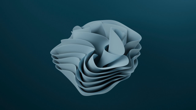 Blue abstract wavy gradient background free wallpaper - medium preview image