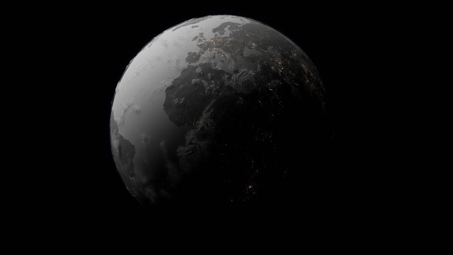 Earth moon star space black free wallpaper - medium preview image