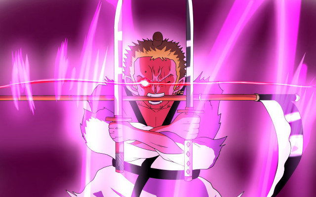 Man sword pink purple demon free wallpaper - medium preview image
