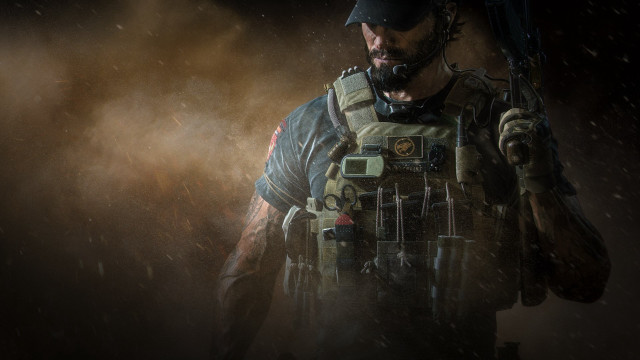 Man uniform gun dark room free wallpaper - medium preview image