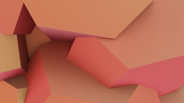 Colorful abstract shapes lowpoly c4d free wallpaper - medium preview image