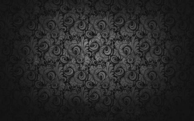 Black wallpaper swirls leaves surface #3 free wallpaper - medium preview image