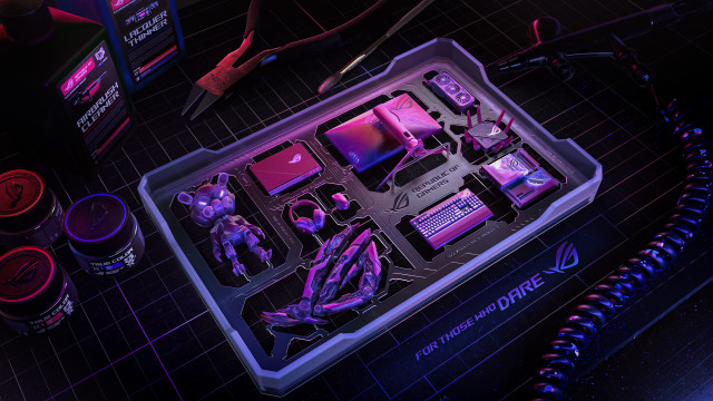 Tools purple light assemblage synthwave free wallpaper - medium preview image