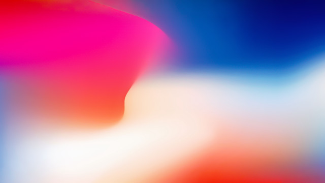 Blurry person cellphone abstract colorfield free wallpaper - medium preview image
