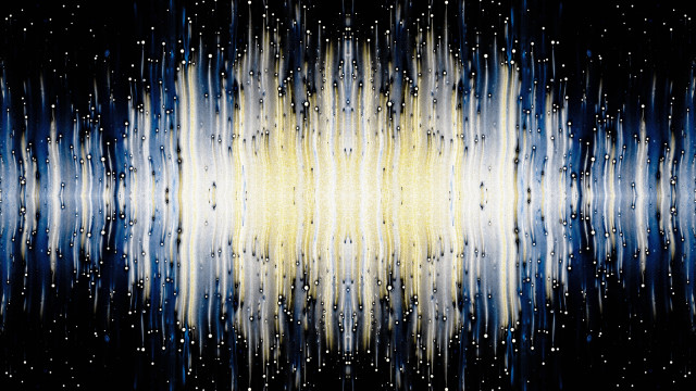 Colorful abstract particles fireworks moon free wallpaper - medium preview image
