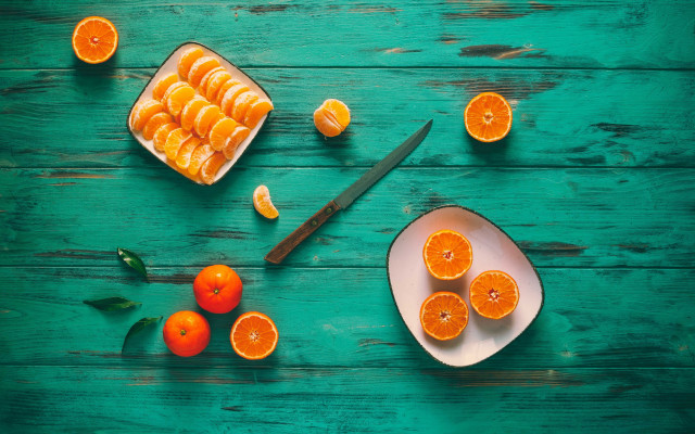 Oranges knife still life planet free wallpaper - medium preview image
