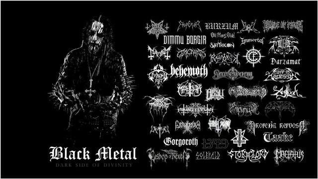 Black metal band logos background free wallpaper - medium preview image