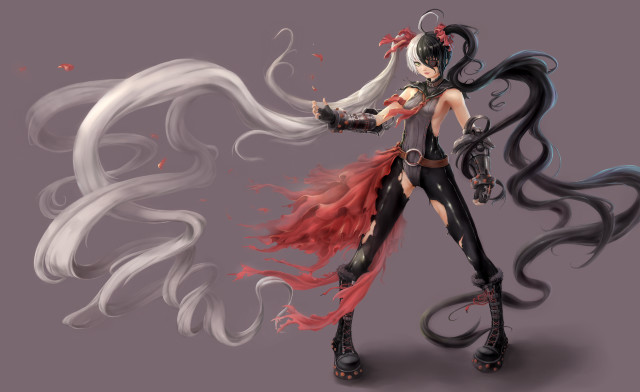 Alice prin woman sword fantasy free wallpaper - medium preview image