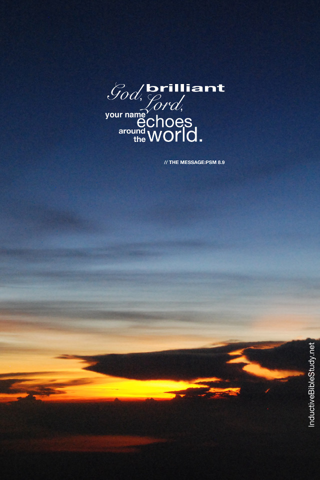 Sunset bible quote peace hope free wallpaper - medium preview image