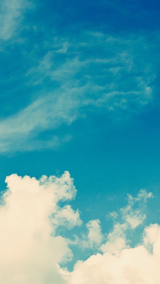 Plane flying sky clouds blue #6 free wallpaper - medium preview image
