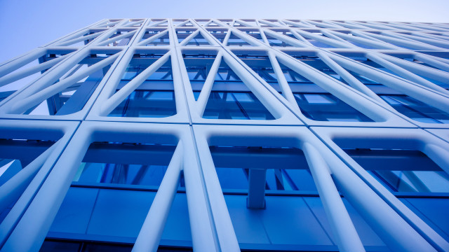 Tall building windows sky ground free wallpaper - medium preview image