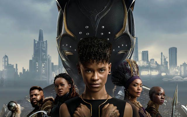 Afrofuturism sci fi cityscape military free wallpaper - medium preview image