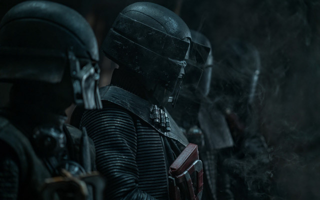 Group people black helmets smoke free wallpaper - medium preview image