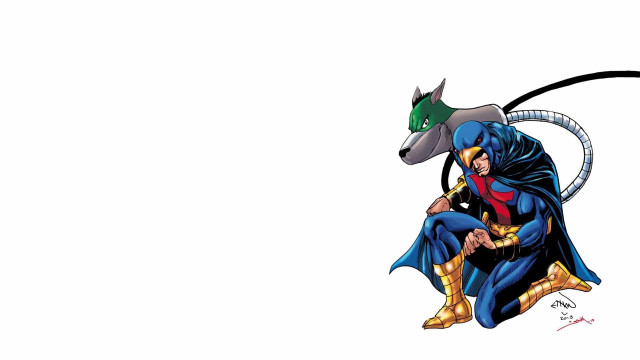 Woman costume bat cat drawing free wallpaper - medium preview image
