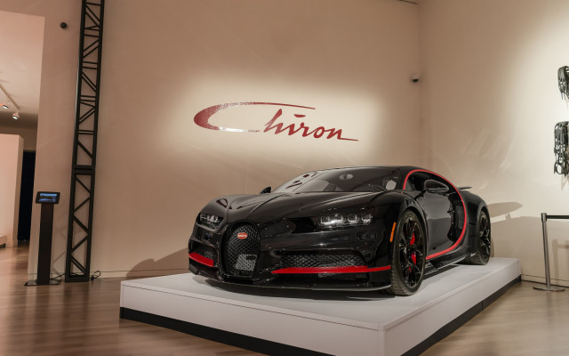 Bugatti showroom carbon sign cobra free wallpaper - medium preview image