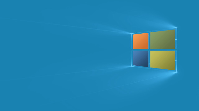 Blue wall window background yellow free wallpaper - medium preview image