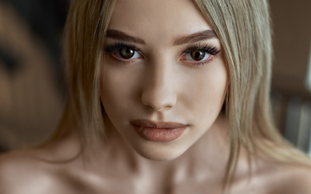 Elina karimova blonde hair fake free wallpaper - medium preview image
