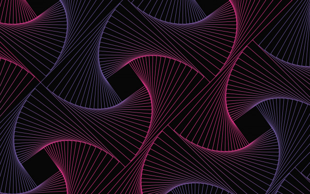 Black pink abstract lines curves free wallpaper - medium preview image